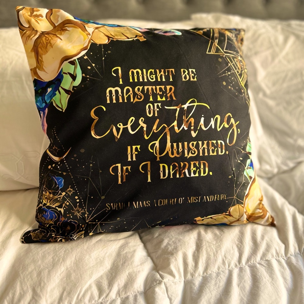 ACOMAF Pillow Cover fan art Bookish reading nook decoration